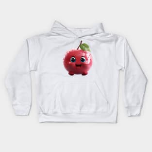 Adorable Red Cherry Buddy Kids Hoodie